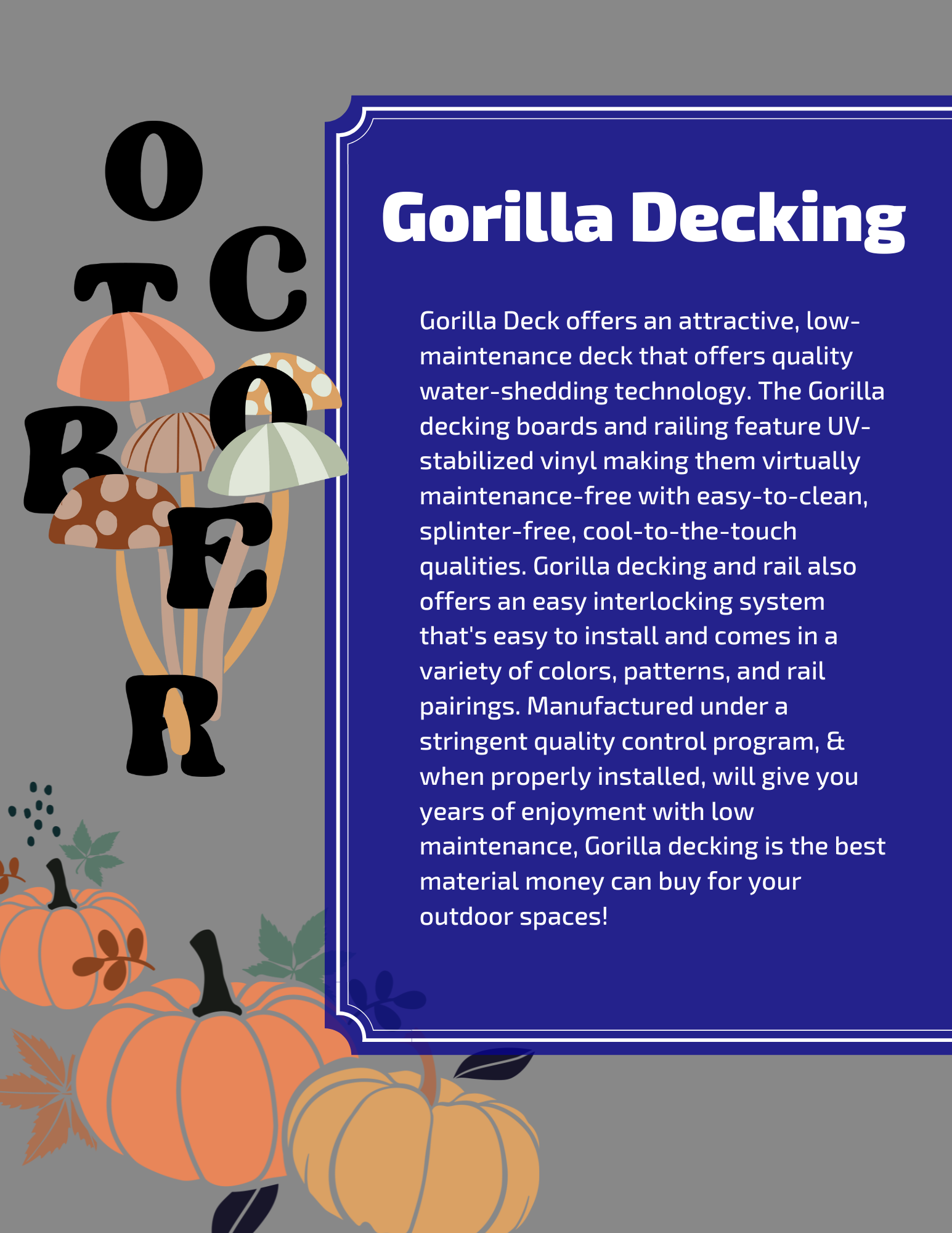 Gorilla Decking