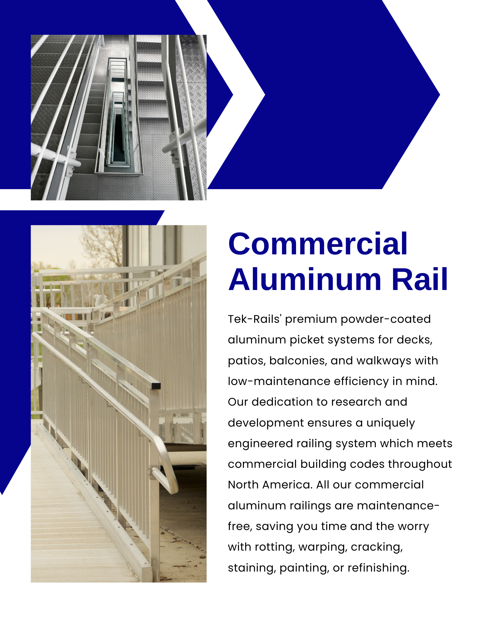 Commercial Aluminum Rail